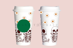 Bundle 6 Halloween 16oz Hot Cup Tumbler Wrap SVG Product Image 5