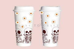 Bundle 6 Halloween 16oz Hot Cup Tumbler Wrap SVG Product Image 6