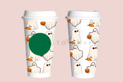 Bundle 6 Halloween 16oz Hot Cup Tumbler Wrap SVG Product Image 7