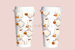 Bundle 6 Halloween 16oz Hot Cup Tumbler Wrap SVG Product Image 8