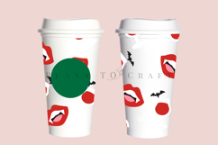 Bundle 6 Halloween 16oz Hot Cup Tumbler Wrap SVG Product Image 12