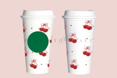 Bundle 6 Valentine 16oz Hot Cup Tumbler Wrap SVG Product Image 5