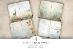 Watercolour Scenic Junk Journal Digital Paper Bi-fold Product Image 1