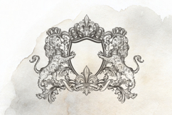 Bundle of vector vintage flourishes Product Image 16