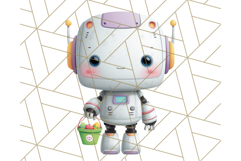 Kawaii Halloween Clipart Cute Kids and Candy Elements Png Product Image 5