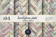 Herringbone Plaid Pattern | Fabric seamless Texture Product Image 1