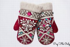 Faux Rhinestones Christmas Sublimation PNG Product Image 1