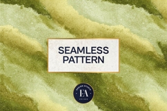 Spilled Matcha Texture, Green Abstract Liquid Digital Paper Product Image 3