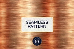 Copper Metallic Texture | Brushed Foil Background Product Image 3