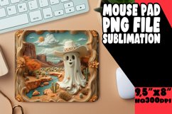 3D Spooky Fall Mouse Pad Design Keychain Halloween Product Image 1