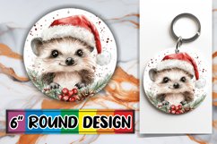Dynamic Round Design for Coasters , Holiday Animals Product Image 1