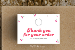 Cute Small Business Thank You Card Template | Editable Canva Product Image 4
