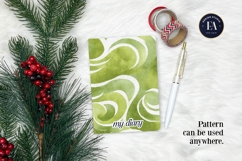 Watercolor Matcha Pattern, Green Wash Texture Product Image 4