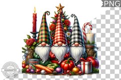 Christmas Gnome Sublimation - Clipart PNG Design Product Image 1