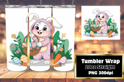 20oz Tumbler Template for Gifts , Easter Bunny Product Image 1