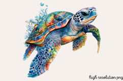 Fantasy Underwater Sublimation PNG Product Image 1