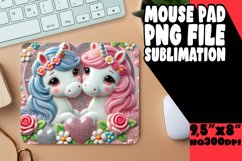 Whimsical Mouse Pad Design PNG, Sweet Animals Product Image 1