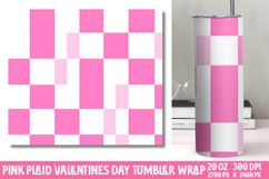 Valentines Day Pink Tumbler Wrap Product Image 1
