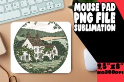 Scenic Mouse Pad Design Sublimation PNG Product Image 1