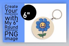 Summer Bloom Sensation: Smiling Flowers Sublimation PNG Product Image 1