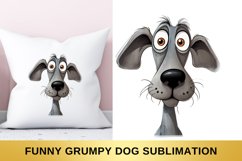 Funny Grumpy Dog Sublimation, Grey Dog Bundle Product Image 17