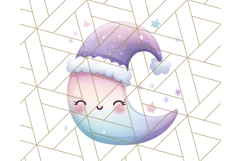 Kawaii Weather Clipart PNG, Cute Pastel Weather Icons Product Image 5