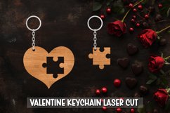 26 Valentine Keychain Laser Cut Bundle I Keychain Laser Cut Product Image 18