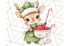 Christmas Baking Critters PNG Clipart, Cute Animals Holiday Product Image 5