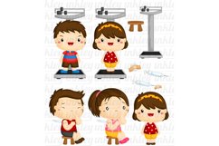Kids and Health Checkup Clipart Product Image 2