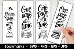 One Page Time Bookmark Sublimation Product Image 1