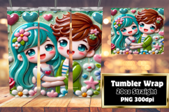 20oz Tumbler Template for All Occasions , 3D Characters Product Image 1