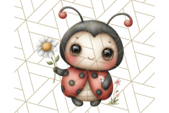 Cute Insects Clipart, Cartoon Bugs, Bug PNG Illustrations Product Image 5