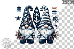 Anchors Gnome Sublimation - Clipart PNG Design Product Image 1