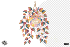 Charm Summer Houseplant Clipart Product Image 1