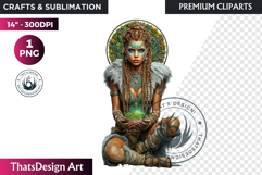 Viking Aesir &amp; Vanir Norse God Illustrations PNG Clipart Product Image 1