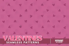 St Valentine's Day Hearts Cupid Love Seamless Pattern PNG Product Image 1