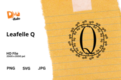 Leafelle Monogram Product Image 1