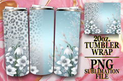 Vibrant spirit 20oz tumbler wrap, Leopard Prints Product Image 1