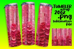 Whimsical Petal Stripe Tumbler Graphics Product Image 1