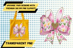 Cute PNG Artwork for T-Shirt Sublimation , Easter Bow Product Image 1