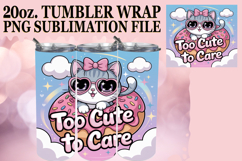 Inspiring sunsets 20oz tumbler wrap, Funny Quote Product Image 1