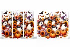Cute Ghost Tumbler Sublimation. Cute Ghost Sublimation Product Image 2