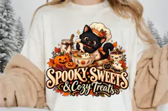 Spooky Sweets and Cozy Treats Halloween Baking Black Cat Product Image 1