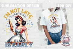 Pin Up Girl Sublimation Design Sarcastic Quote Tshirt 60-s Product Image 1