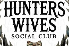 Deserted Hunter's Wifes Sublimation PNG Deer Antlers Camo Product Image 5