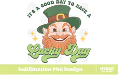 Happy St Patrick's Day PNG DTF Irish Lucky Leprechaun Beer Product Image 1
