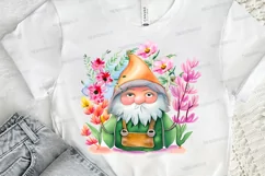 Watercolor Garden Gnome PNG Clipart Product Image 2