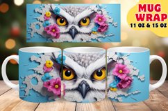 Floral Fantasy on Mug Wraps: Sublimation Joy Product Image 1