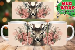 VINTAGE Festive Joy Sublimation Wrap, Deer Product Image 1