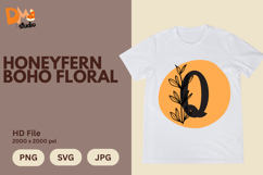 Honeyfern Boho Floral Monogram Product Image 1